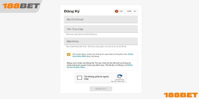 Cung cấp các dữ liệu đầy đủ để thực hiện đăng ký dễ dàng